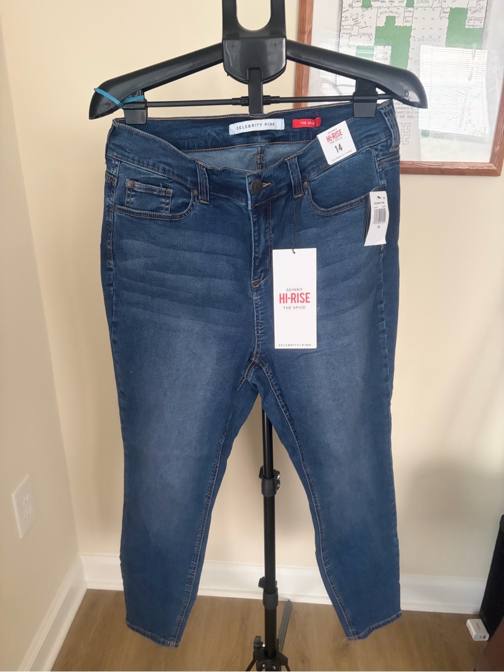 NWT Celebrity Pink Skinny Hi-Rise “The Spice” Jeans Sz 14